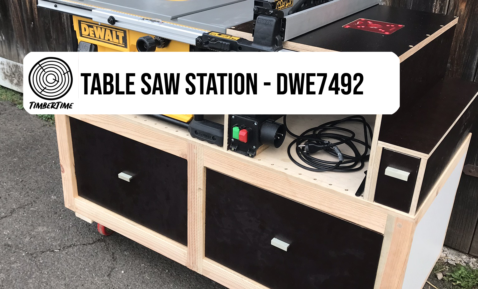 How to build a table saw stand